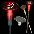 9" Red Oval Light-Up Cocktail Stirrers